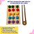 Pop It Da Sequência Jogo Pinça Pompons Coordenação Motora Pega Pompom - Imagem 2
