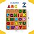 Kit 3 Quebra Cabeças Educativos MDF Alfabeto Números e Formas Geométricas Brinquedo Montessori - Imagem 5