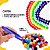 Kit Sensorial Educativo Montessori 100 Mini Pompons Coloridos + Pinça Plástica  Coordenação Motora - Imagem 2