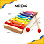 Xilofone Musical Infantil Educativo 8 Notas Colorido Instrumento Musical Toy Mix - Imagem 4