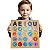 Jogo Aprendendo as Vogais com Imagens Brinquedo Educativo e Pedagógico em Madeira MDF - Imagem 1
