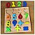 Quebra Cabeça de Madeira  Números  Brinquedo Educativo e Pedagógico Tabuleiro Matemática Escolar - Imagem 6