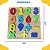 Quebra Cabeça de Madeira  Números  Brinquedo Educativo e Pedagógico Tabuleiro Matemática Escolar - Imagem 4