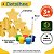 Kit Pinte e Brinque com 6 Estrelinhas de Madeira Tintas e Pincel Educativo e Divertido - Imagem 3