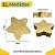Kit Pinte e Brinque com 6 Estrelinhas de Madeira Tintas e Pincel Educativo e Divertido - Imagem 4