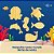 Kit Pintura Infantil Animais Marinhos em Madeira 6 Tintas 1 Pincel Brinquedo Educativo - Imagem 9