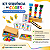 Kit Sensorial Sequência De Cores Pompons E Pinça Montessori para Coordenação Motora Fina e Concentração Educativo Infantil - Imagem 3