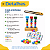 Kit Sensorial Sequência De Cores Pompons E Pinça Montessori para Coordenação Motora Fina e Concentração Educativo Infantil - Imagem 5