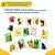 Brinquedo Educativo Quebra Cabeça 2 Partes Frutas Madeira Jumbo Caixa Mdf - Imagem 4