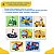 Brinquedo Educativo Quebra Cabeça 2 Partes Veículos Meios de transportes Madeira Jumbo Caixa Mdf - Imagem 2