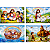 Quebra Cabeça Infantil Cristão MDF 12 Peças Educativo Arca de Noé Jesus Crianças Davi e Golias Brinquedo Bíblico - Imagem 1
