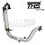 DOWNPIPE THS INOX 409 MERCEDES A35 AMG CLA35 AMG GLA35 AMG A250 CLA250 GLA250 - Imagem 5