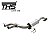 REAR SECTION EXHAUST EM INOX HYUNDAI VELOSTER - Imagem 5
