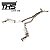 KIT ESCAP. CAT BACK THS INOX 409 CAMARO V8 2014 A 2016 - Imagem 5