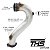DOWNPIPE THS INOX 409 FIAT TORO PULSE FASTBACK ABARTH COMPASS RENEGADE COMMANDER 1.3 TURBO T270 - Imagem 2