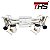 ESCAPAMENTO ESPORTIVO CATBACK THS EM INOX FERRARI 488 DE 2015 A 2018 - Imagem 1