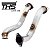 DOWNPIPE INOX 409 3.0 POL. RANGER RAPTOR 3.0 V6 GASOLINA 2023 EM DIANTE - Imagem 3