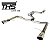 KIT ESCAPAMENTO ESPORTIVO THS EM INOX 409 JETTA GLI CAT BACK 05-2022/.... - Imagem 6