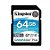 Memory Card Sd 64gb Kingston Go Plus U3 V30 4k 170mb/S - Imagem 1