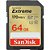 Memory Card Micro SD 64gb Sandisk Extreme U3 4K 170Mbps - Imagem 1