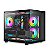 Gabinete Gamer Hayom Aquário GB1798 Preto 4 Fans Rgb S/ Fte - Imagem 1