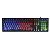 Combo Gamer BRX G059 Teclado Mouse Fone Pad Preto - Imagem 2