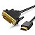 Cabo Conversor Vídeo HDMI M / DVI 24+1 MBTech GB51052 2mts - Imagem 1