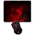 Mouse Gamer Sem Fio Redragon M601WL-BA Preto c/ Mouse pad - Imagem 1
