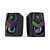 Caixa Som Gamer USB HP DHE-6000 6w Rms Led RGB - Imagem 2