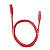 Cabo Rede Patch Cord Cat5 01,5mts PlusCable Vermelho - Imagem 1