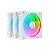 Combo Cooler Fan 120mm Rise Mode Aura - 03 un Bco + Control - Imagem 2