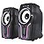 Caixa Som Gamer USB Evus AS-225D Color Wave 6w - Imagem 1