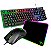 Combo Gamer Viper Pro Teclado Mouse Fone Mouse Pad Viper Pro Naja USB - Imagem 1