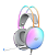 Fone Headset Gamer P2 Havit H2037D 50mm Branco Led RGB - Imagem 1