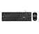 Combo Teclado Mouse Usb Vinik SC100 Slim Preto - Imagem 1