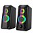 Caixa Som Gamer USB Lehmox GT-S5 RGB 6w - Imagem 2