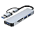 Hub USB / Type C Metal 03 Usb 3.0 + Leitor Cartão - Imagem 1