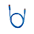 Cabo Rede Patch Cord Cat6 01,5mts Azul - Imagem 1