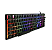 Teclado Gamer USB Evus TC-11B Jellybeans Preto Led Cabo 1,8m - Imagem 2