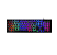 Teclado Gamer USB Evus TC-11B Jellybeans Preto Led Cabo 1,8m - Imagem 1
