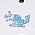 CAMISETA HUF MAD DOG BRANCO - Imagem 3