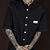 CAMISA HIGH COLORED BUTTON IN BLACK - Imagem 4