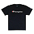 CAMISETA CHAMPION MC LOGO SCRIPT PRETO - Imagem 1