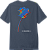 CAMISETA COLORS PSYCHADELIC BLUE FLOWER AZUL - Imagem 2