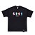 CAMISETA BELMONTH MOOD URSOS FRENTE PRETA - Imagem 1
