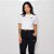 CAMISETA CROPPED CHAMPION FEM C LOGO OFF WHITE - Imagem 1