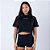 CAMISETA CROPPED CHAMPION FEM MINI SCRIPT RELEV PRETA - Imagem 1