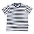 CAMISETA TUPODE LISTRADA LAR BRANCO PB - Imagem 1