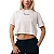 CAMISETA CROPPED CHAMPION FEM MINI SCRIPT RELEV OFF WHITE - Imagem 1