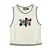 COLETE HIGH FEMININO TRICÔ GIRLZ BRANCO - Imagem 1